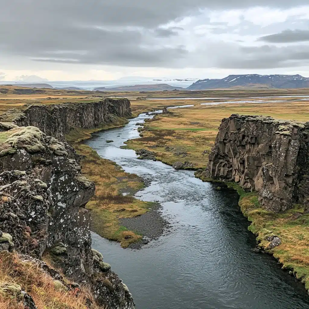 photo d'un fjord islandais