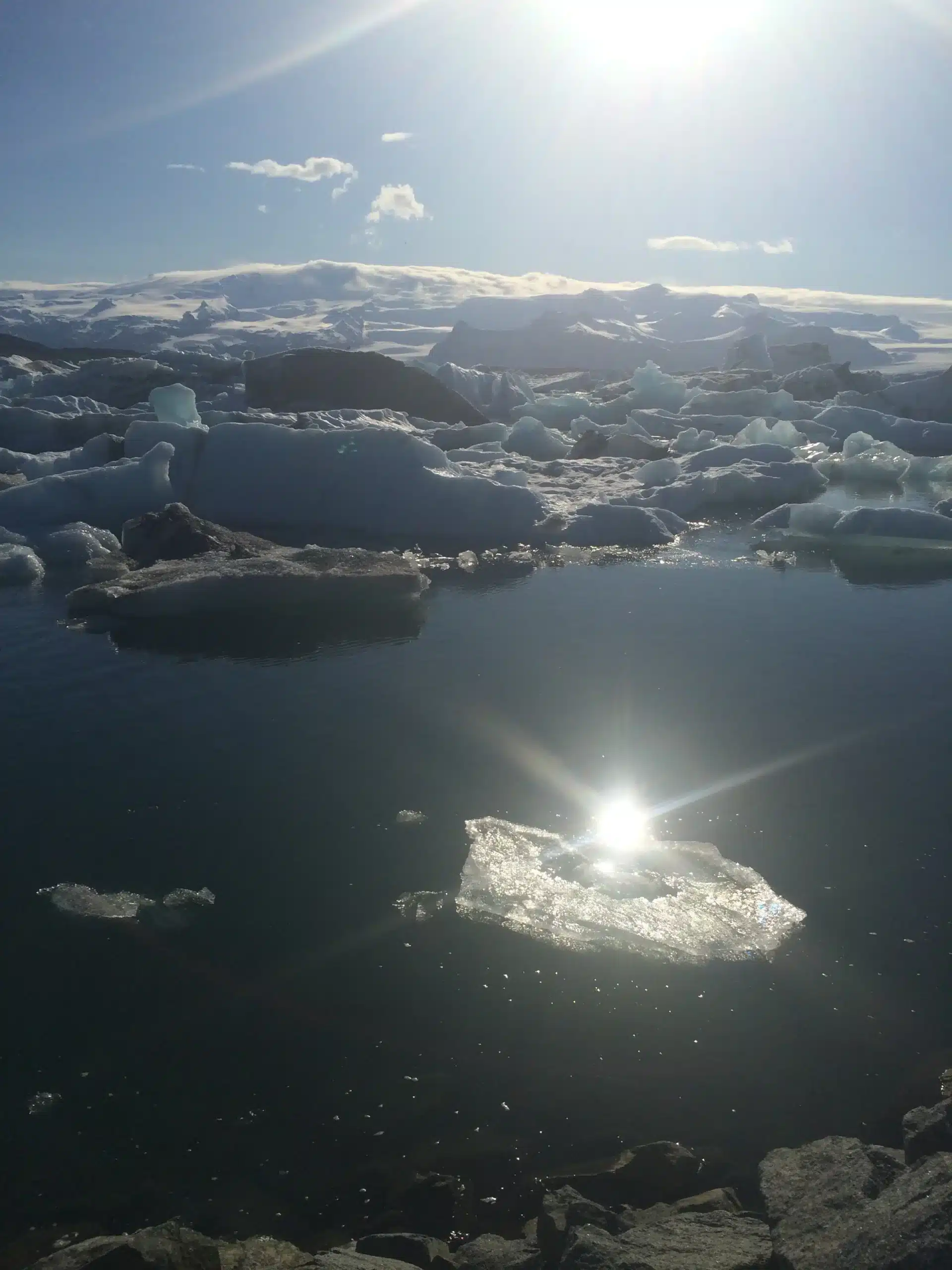 photo d'un glacier islandais