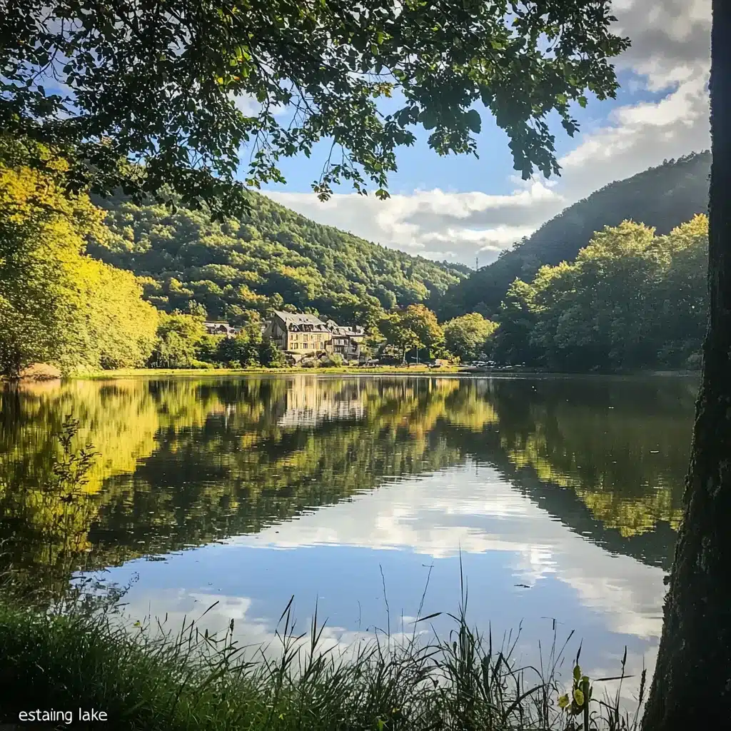 photo du lac d'estaing