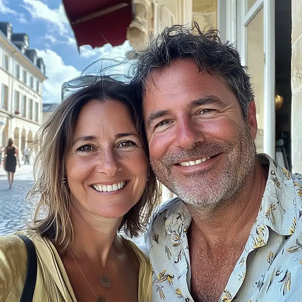 photo de couple à deauville